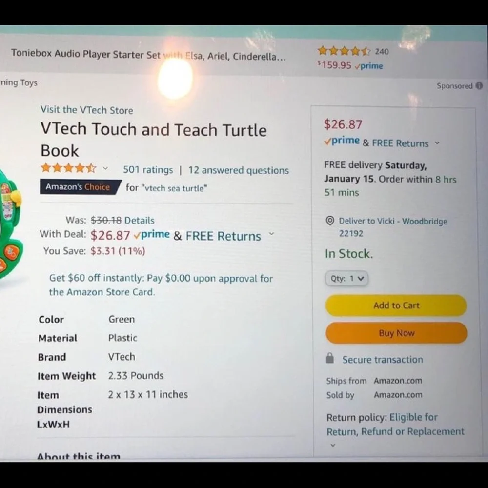 VTech Touch & Teach Educational Toy